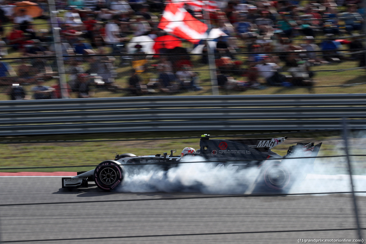 GP STATI UNITI, 21.10.2017 - Qualifiche, Kevin Magnussen (DEN) Haas F1 Team VF-17
