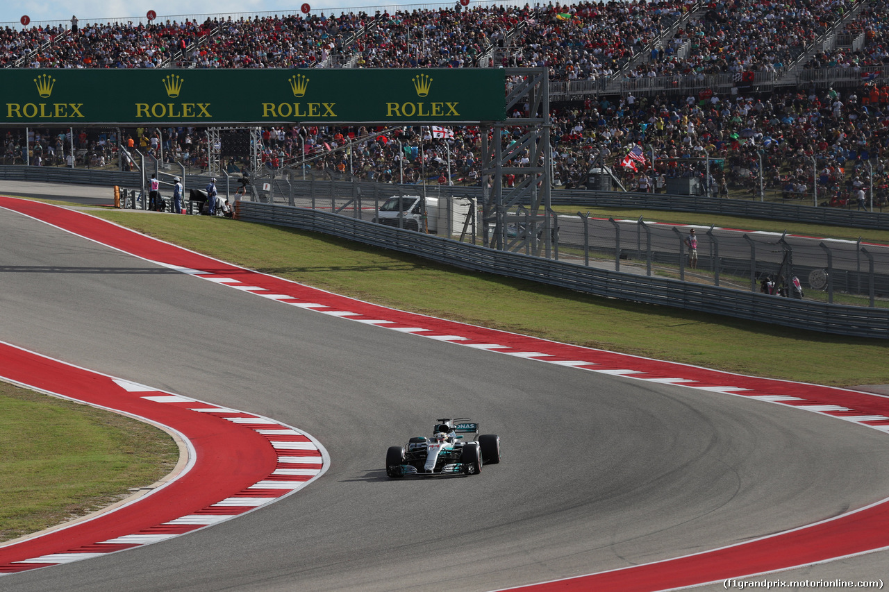 GP STATI UNITI, 21.10.2017 - Qualifiche, Lewis Hamilton (GBR) Mercedes AMG F1 W08