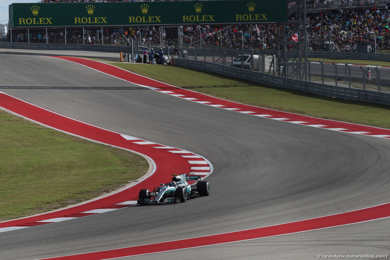 GP STATI UNITI, 21.10.2017 - Qualifiche, Valtteri Bottas (FIN) Mercedes AMG F1 W08