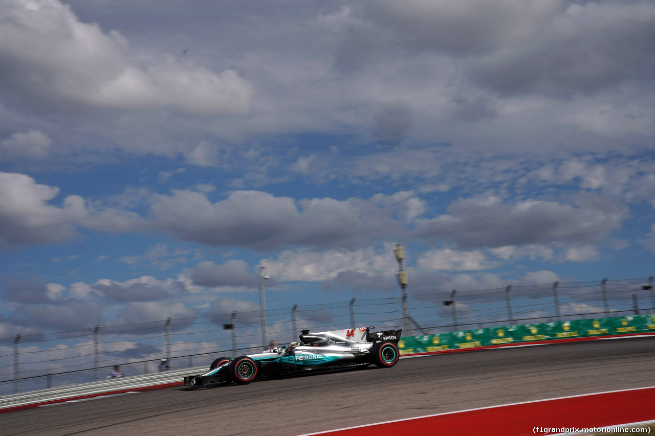 GP STATI UNITI, 21.10.2017 - Qualifiche, Lewis Hamilton (GBR) Mercedes AMG F1 W08