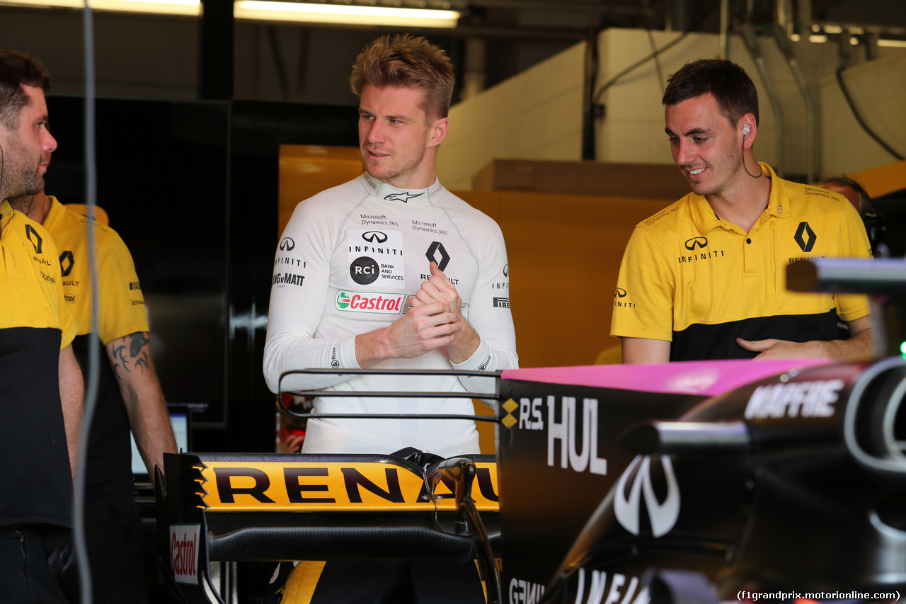 GP STATI UNITI, 21.10.2017 - Qualifiche, Nico Hulkenberg (GER) Renault Sport F1 Team RS17