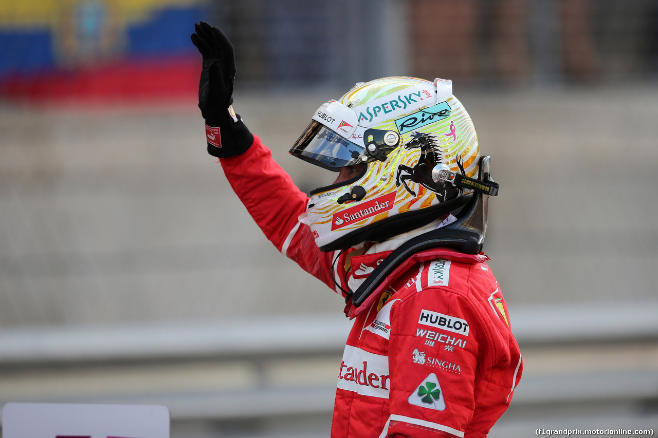 GP STATI UNITI, 21.10.2017 - Qualifiche, 2nd place Sebastian Vettel (GER) Ferrari SF70H
