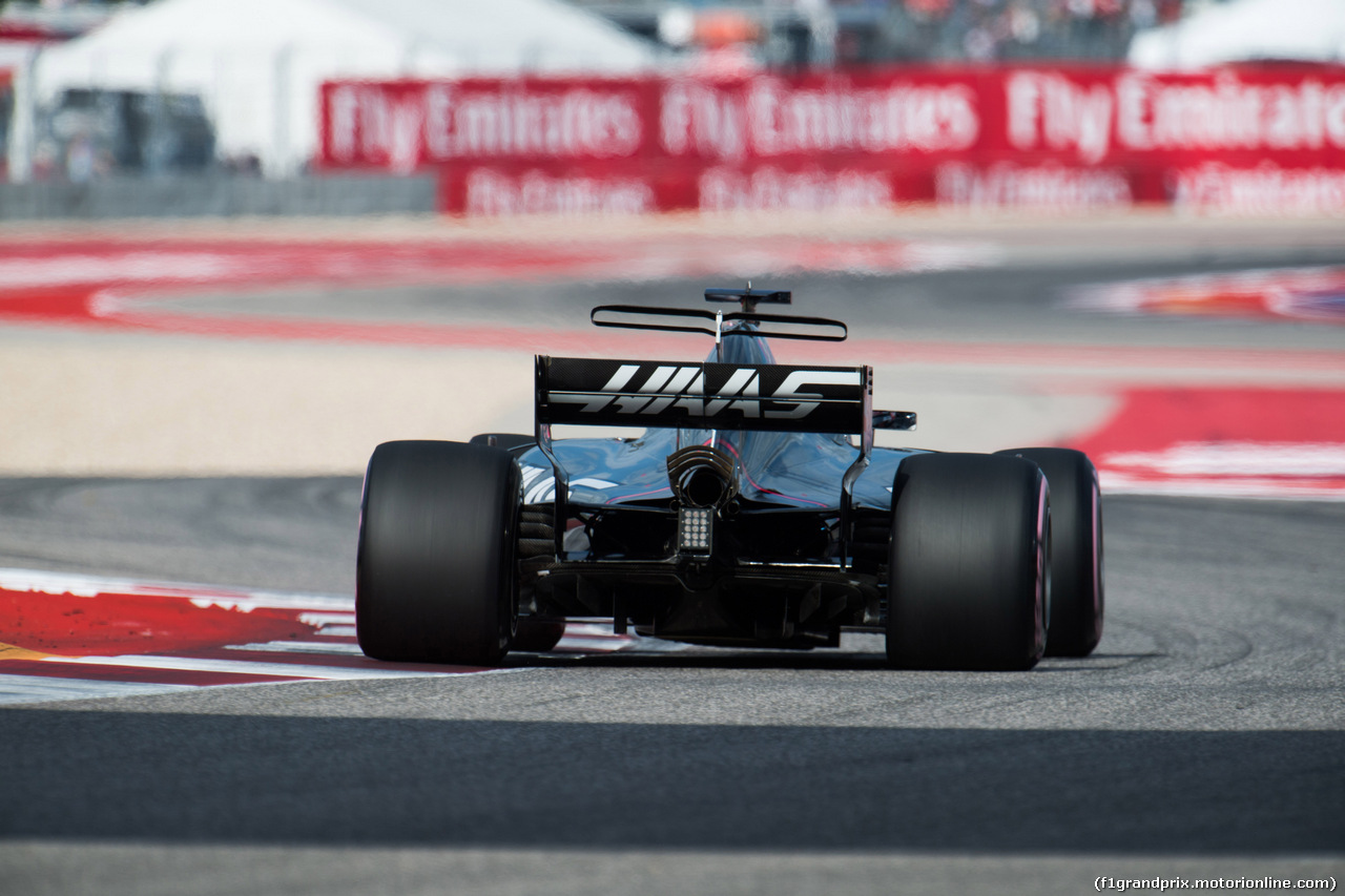 GP STATI UNITI, 21.10.2017 - Qualifiche, Romain Grosjean (FRA) Haas F1 Team VF-17