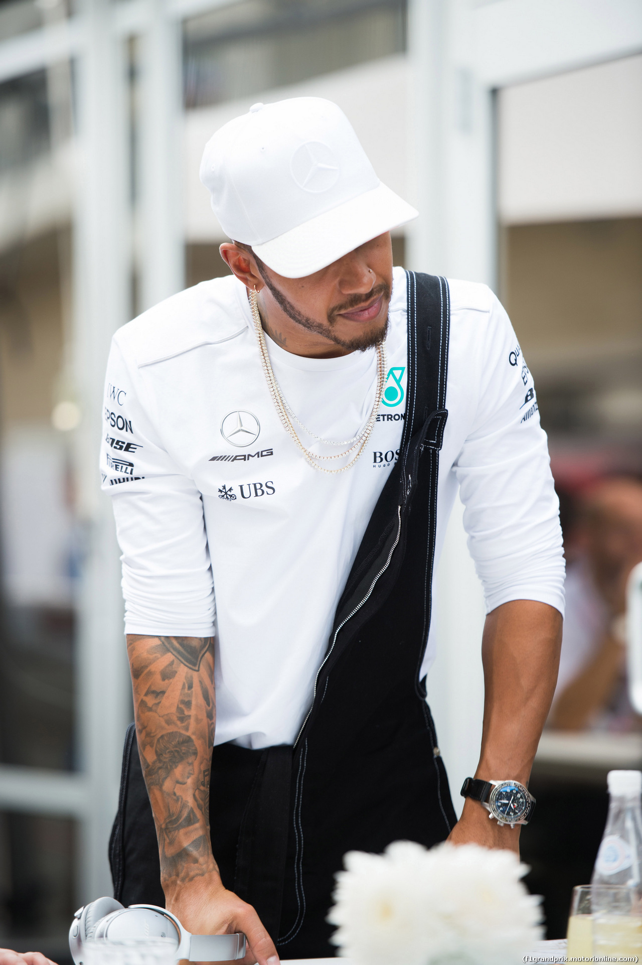 GP STATI UNITI, 21.10.2017 - Qualifiche, Lewis Hamilton (GBR) Mercedes AMG F1 W08