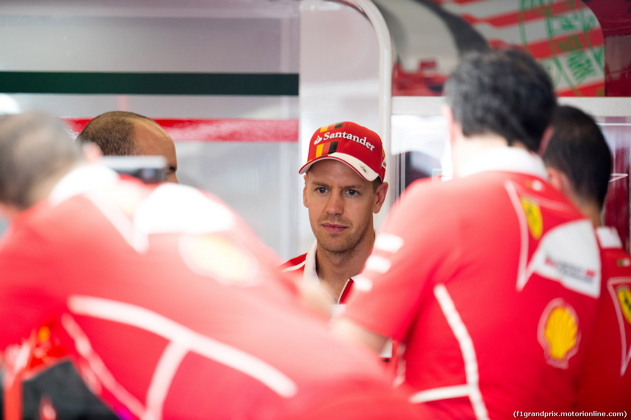 GP STATI UNITI, 19.10.2017 - Sebastian Vettel (GER) Ferrari SF70H