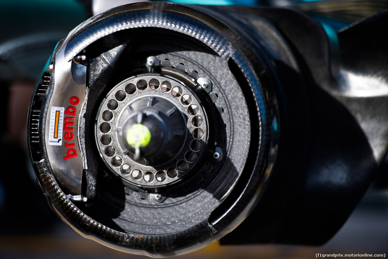 GP STATI UNITI, 19.10.2017 - Mercedes AMG F1 W08 brake.