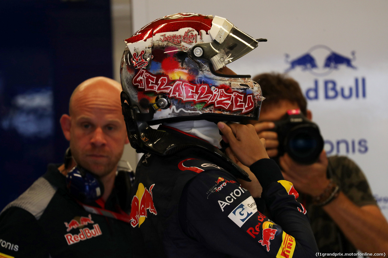 GP STATI UNITI, 20.10.2017 - Prove Libere 1, Sean Gelael (INA) Test driver, Scuderia Toro Rosso STR12