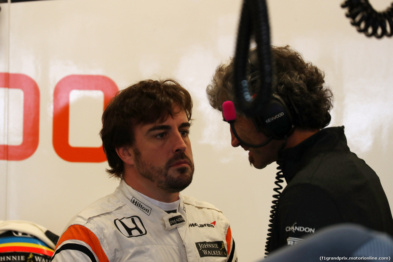 GP STATI UNITI, 20.10.2017 - Prove Libere 1, Fernando Alonso (ESP) McLaren MCL32