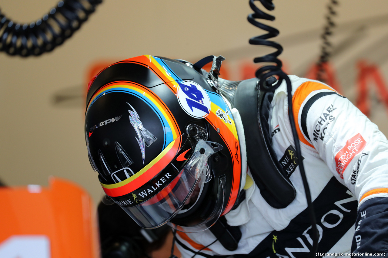 GP STATI UNITI, 20.10.2017 - Prove Libere 1, Fernando Alonso (ESP) McLaren MCL32