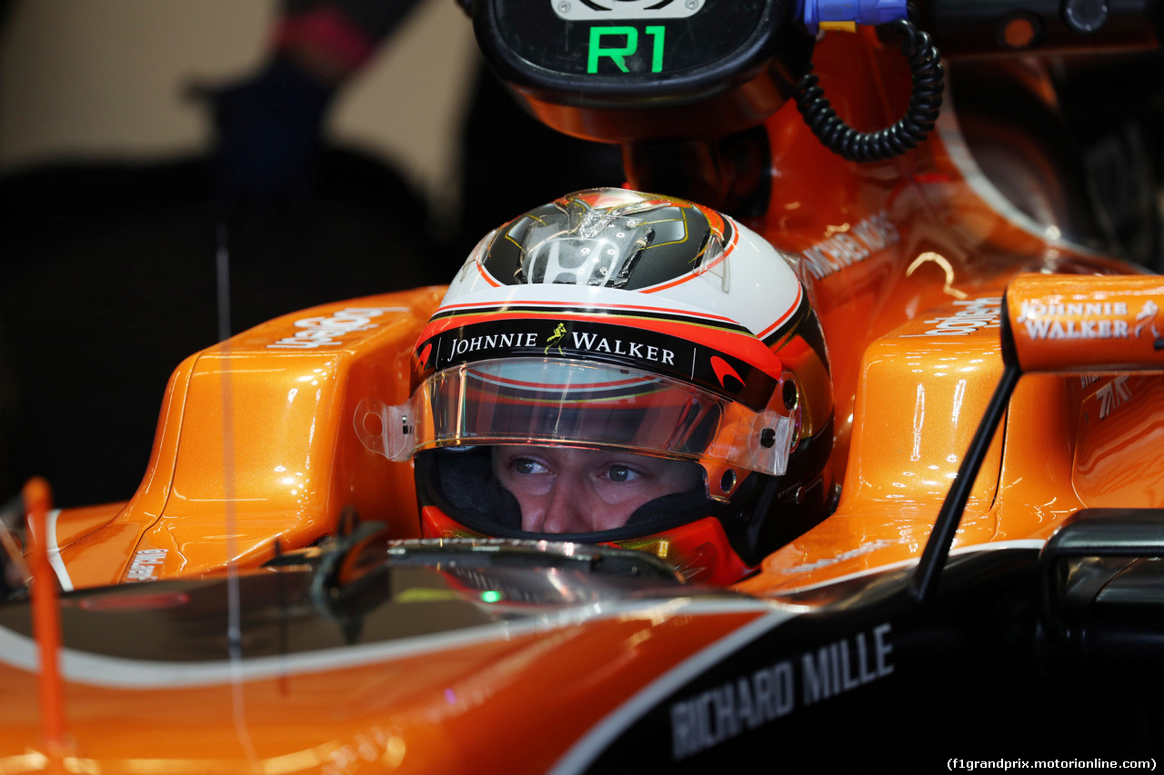 GP STATI UNITI, 20.10.2017 - Prove Libere 1, Stoffel Vandoorne (BEL) McLaren MCL32