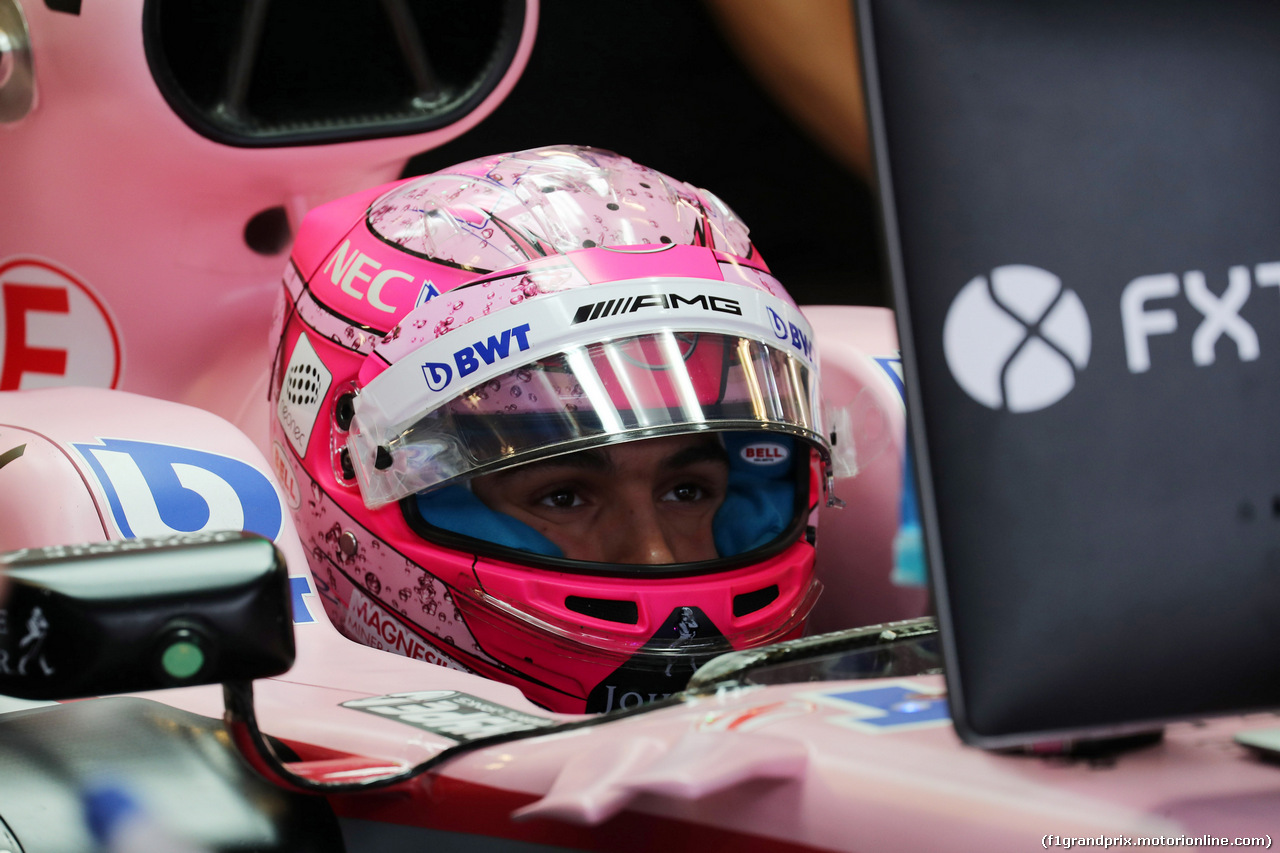 GP STATI UNITI, 20.10.2017 - Prove Libere 1, Esteban Ocon (FRA) Sahara Force India F1 VJM10