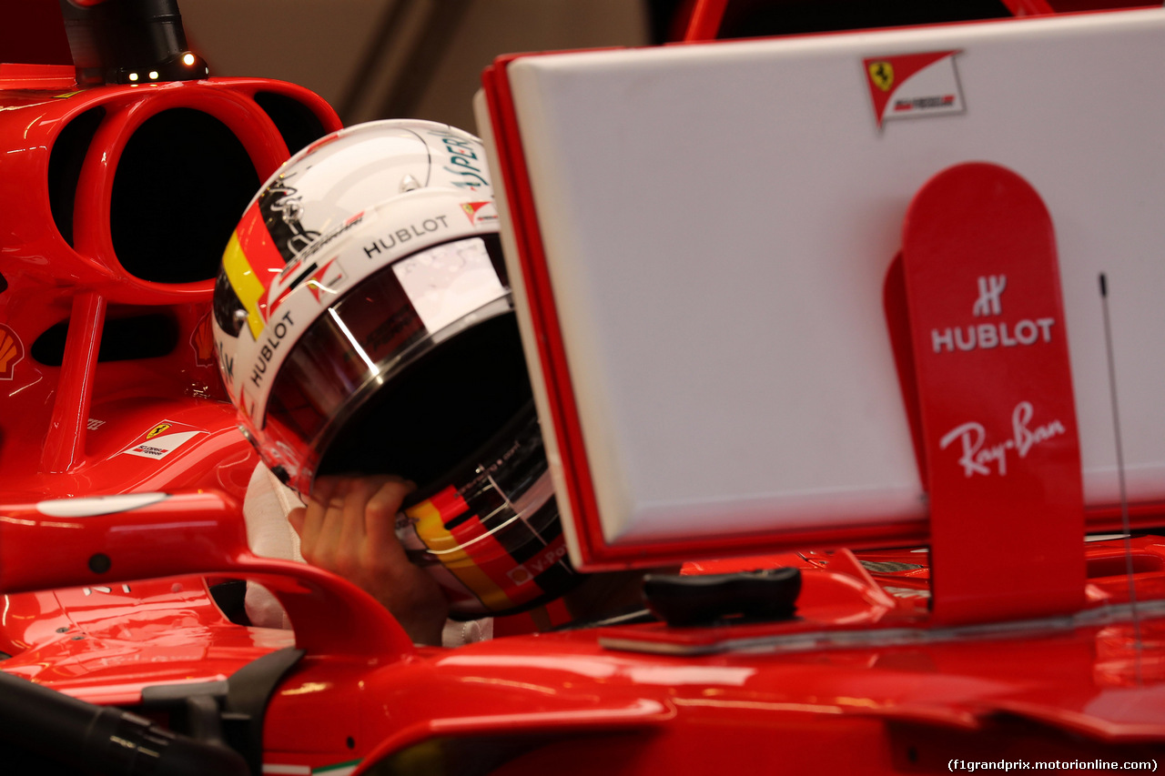 GP STATI UNITI, 20.10.2017 - Prove Libere 1, Sebastian Vettel (GER) Ferrari SF70H