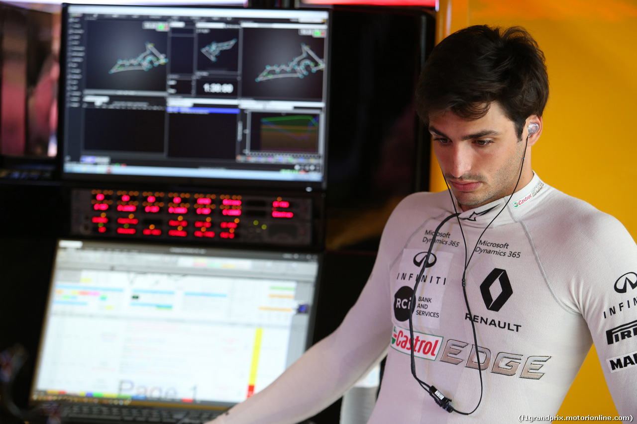 GP STATI UNITI, 20.10.2017 - Prove Libere 1, Carlos Sainz Jr (ESP) Renault Sport F1 Team RS17