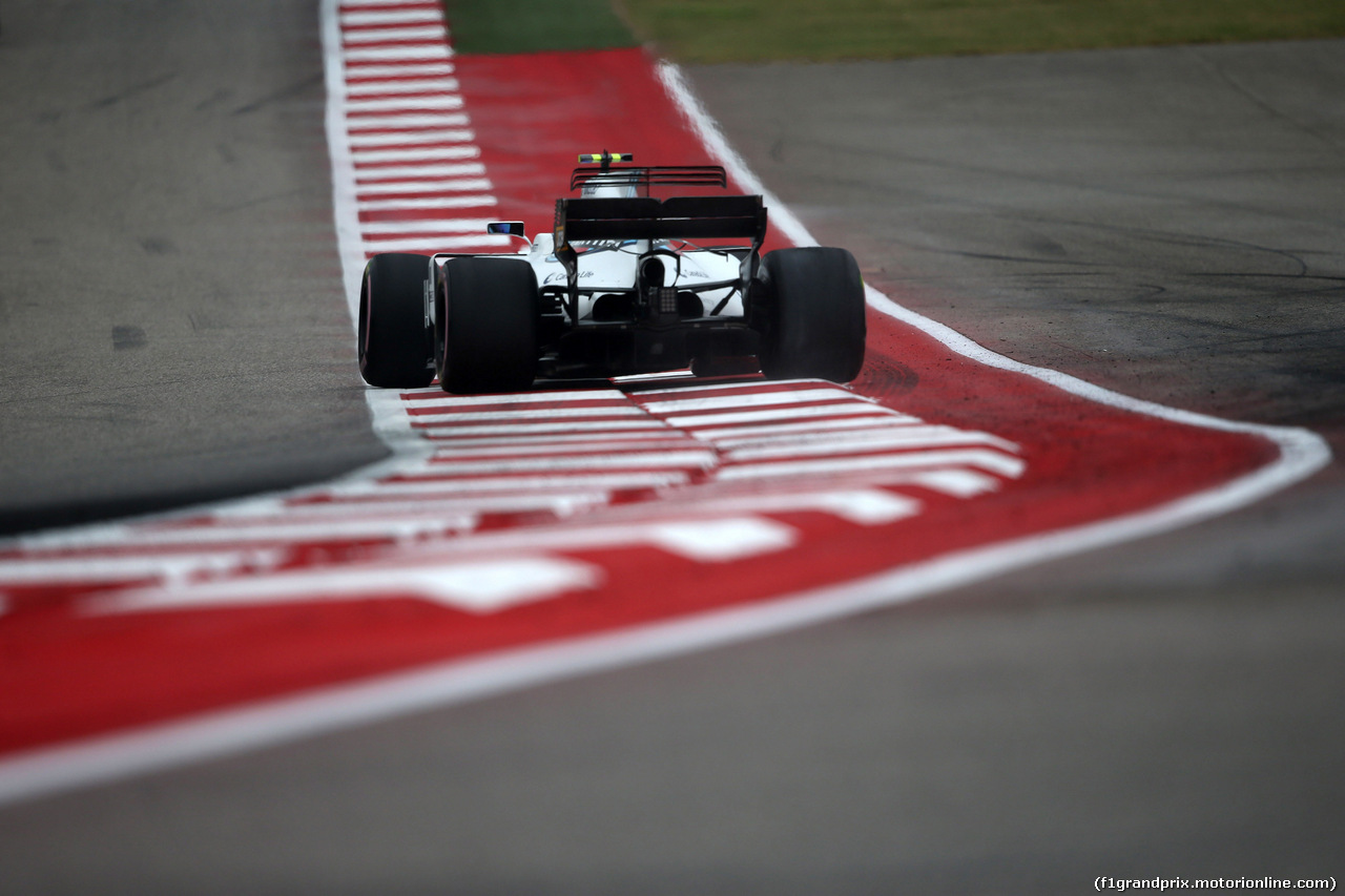 GP STATI UNITI, 20.10.2017 - Prove Libere 1, Lance Stroll (CDN) Williams FW40