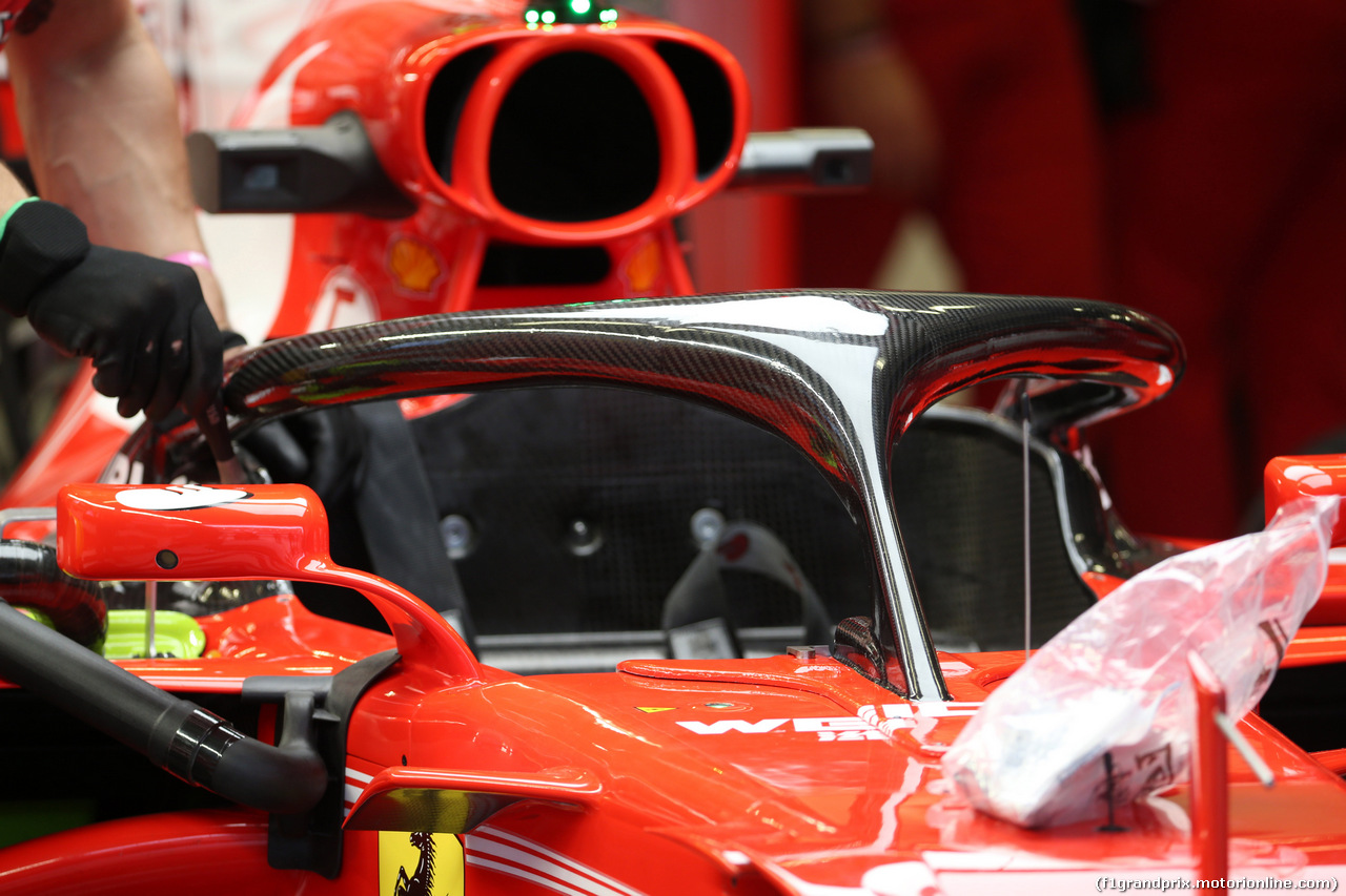 GP STATI UNITI, 20.10.2017 - Prove Libere 1, Ferrari SF70H with Halo