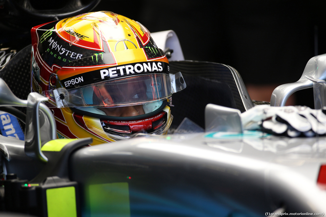 GP STATI UNITI, 20.10.2017 - Prove Libere 1, Lewis Hamilton (GBR) Mercedes AMG F1 W08