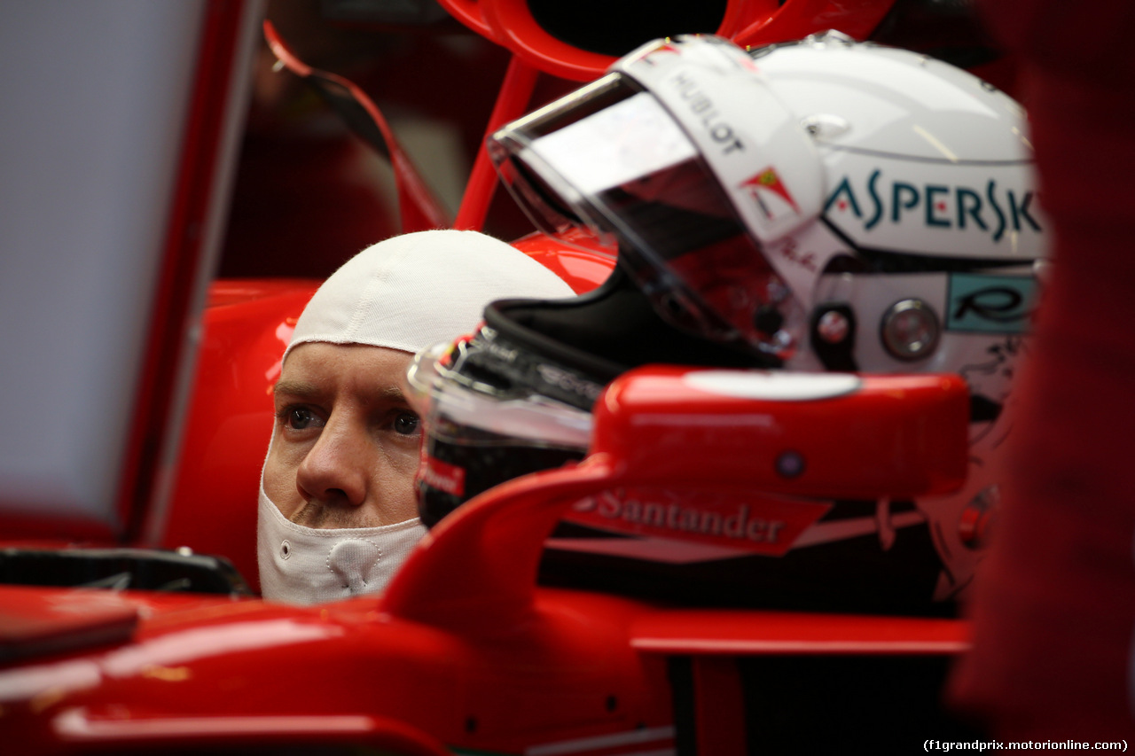 GP STATI UNITI, 20.10.2017 - Prove Libere 1, Sebastian Vettel (GER) Ferrari SF70H