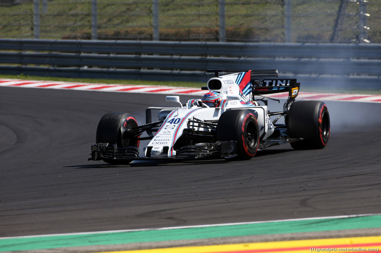 GP UNGHERIA, 30.07.2017 - Gara, Paul Di Resta (GBR), Williams FW40