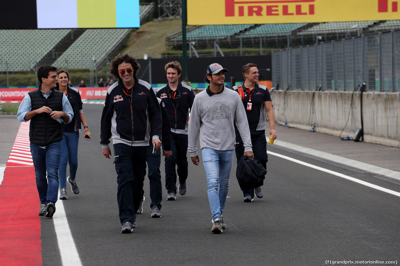 GP UNGHERIA, 27.07.2017 - Carlos Sainz Jr (ESP) Scuderia Toro Rosso STR12