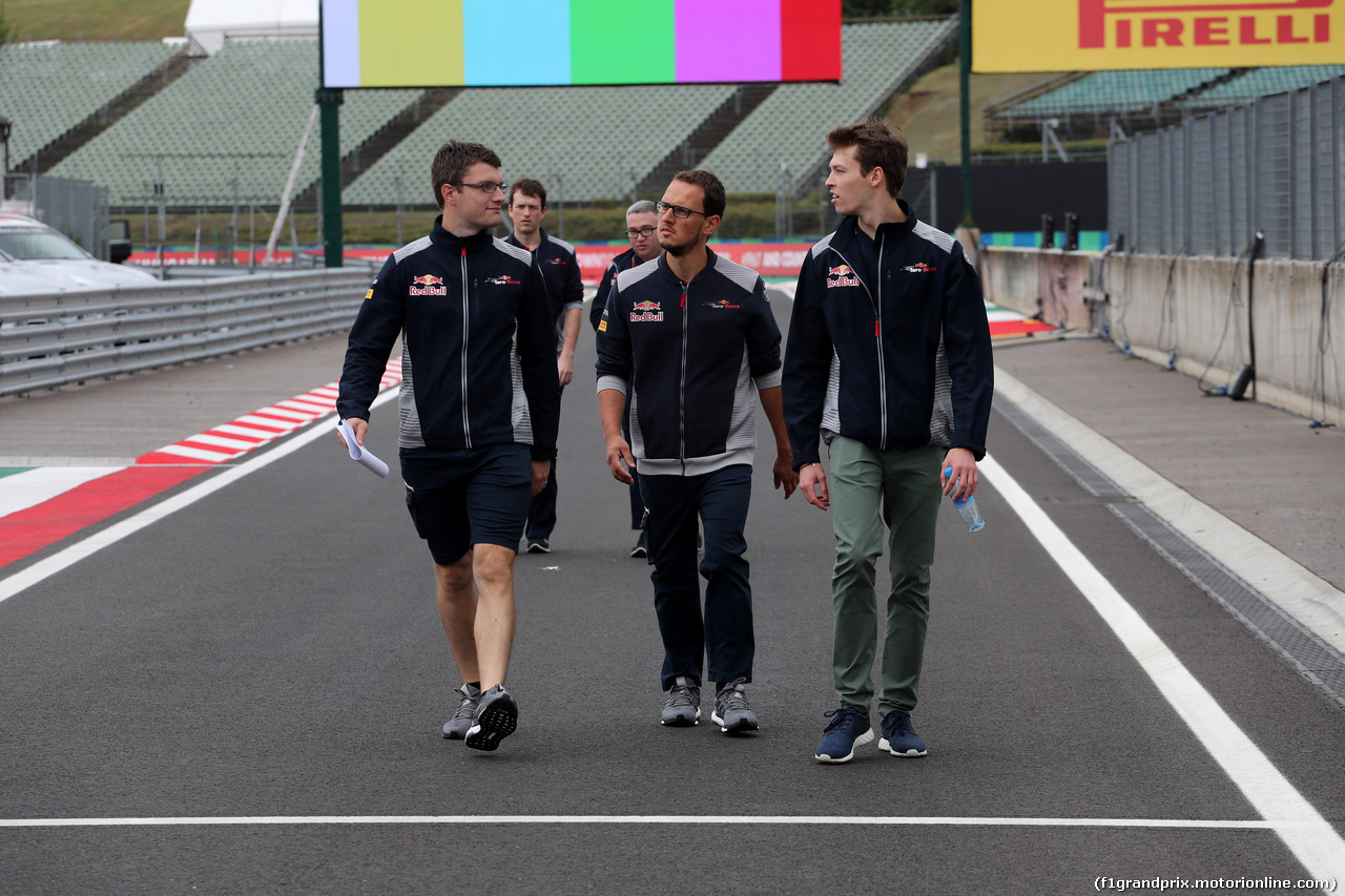 GP UNGHERIA, 27.07.2017 - Daniil Kvyat (RUS) Scuderia Toro Rosso STR12