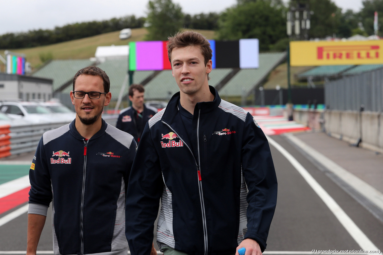GP UNGHERIA, 27.07.2017 - Daniil Kvyat (RUS) Scuderia Toro Rosso STR12