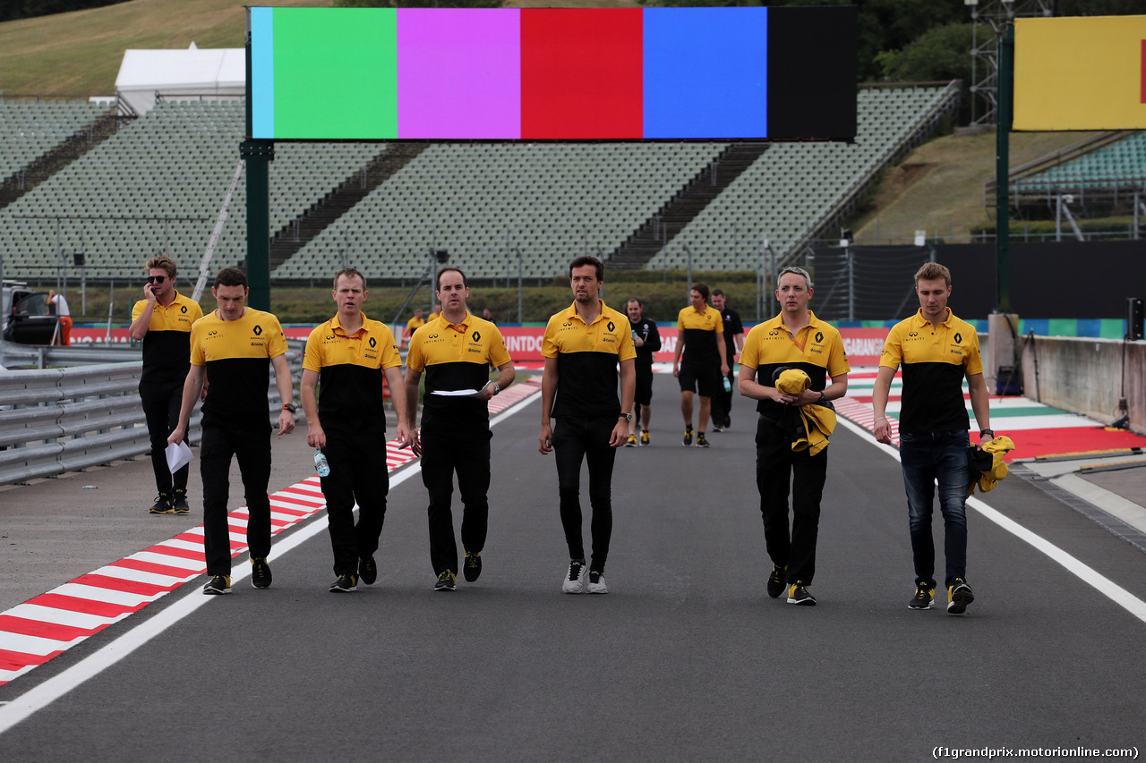 GP UNGHERIA, 27.07.2017 - Jolyon Palmer (GBR) Renault Sport F1 Team RS17