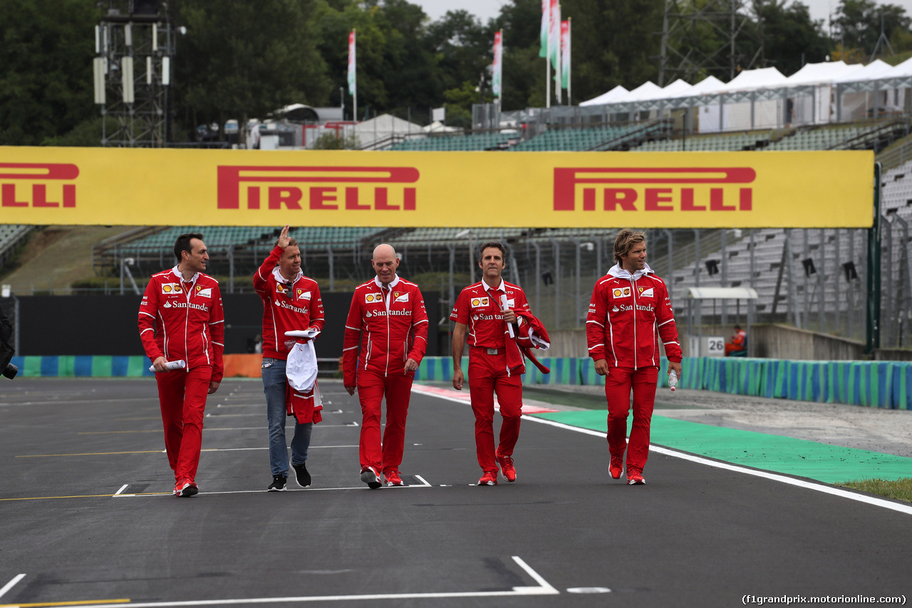 GP UNGHERIA, 27.07.2017 - Sebastian Vettel (GER) Ferrari SF70H