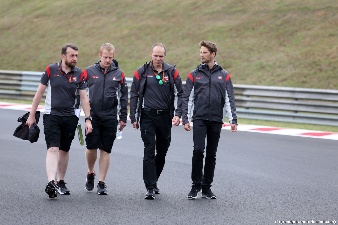 GP UNGHERIA, 27.07.2017 - Romain Grosjean (FRA) Haas F1 Team VF-17