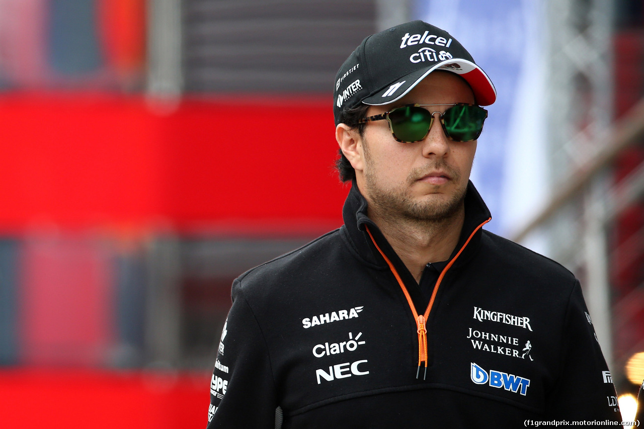 GP UNGHERIA, 27.07.2017 - Sergio Perez (MEX) Sahara Force India F1 VJM010