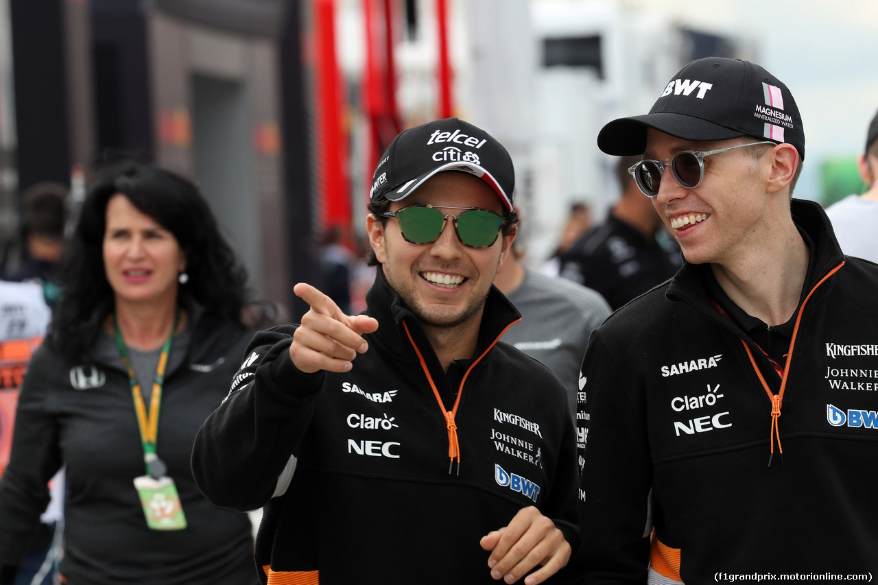 GP UNGHERIA, 27.07.2017 - Sergio Perez (MEX) Sahara Force India F1 VJM010