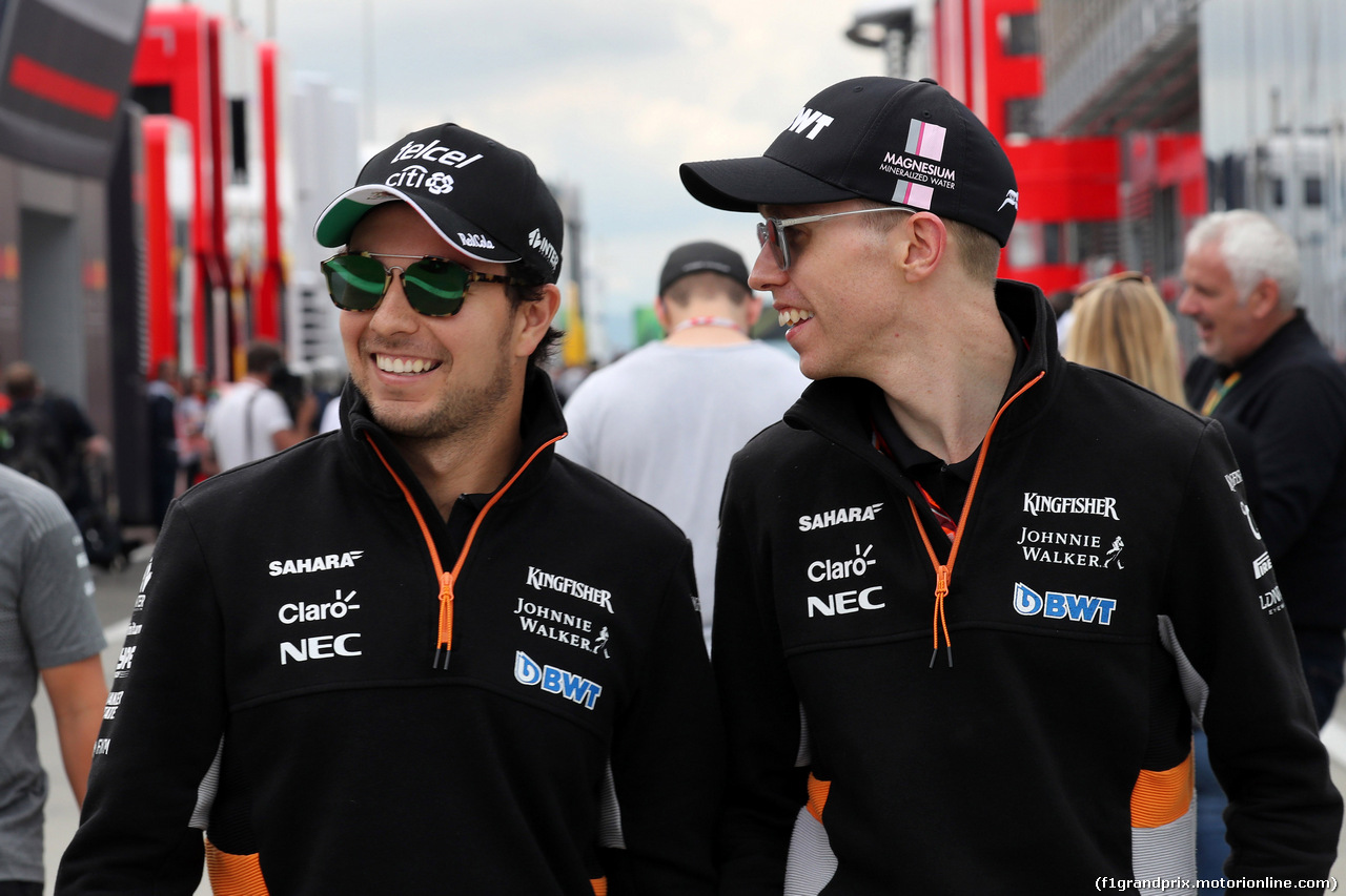 GP UNGHERIA, 27.07.2017 - Sergio Perez (MEX) Sahara Force India F1 VJM010