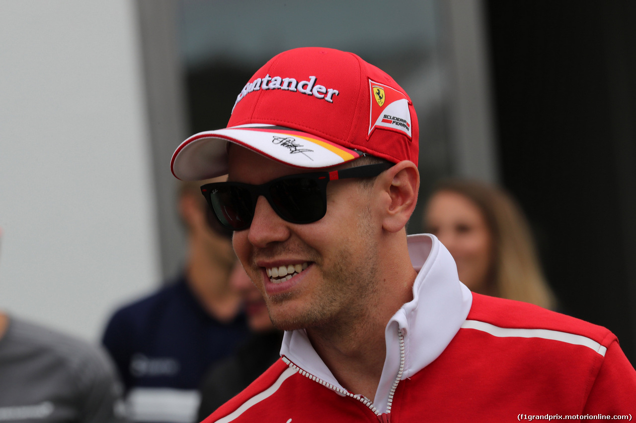 GP UNGHERIA, 27.07.2017 - Sebastian Vettel (GER) Ferrari SF70H