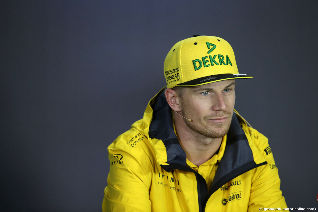 GP UNGHERIA, 27.07.2017 - Conferenza Stampa, Nico Hulkenberg (GER) Renault Sport F1 Team RS17