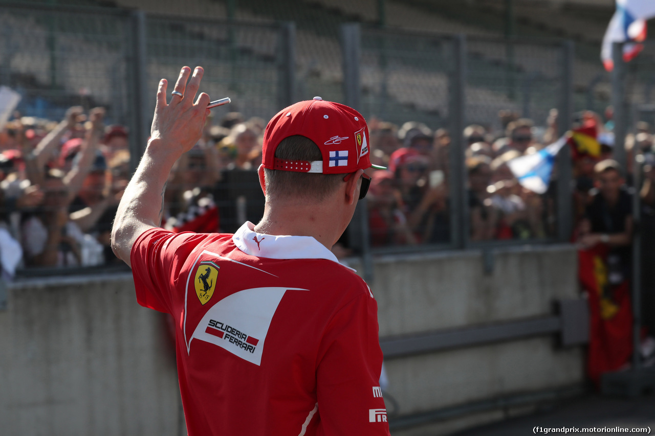 GP UNGHERIA, 27.07.2017 - Kimi Raikkonen (FIN) Ferrari SF70H