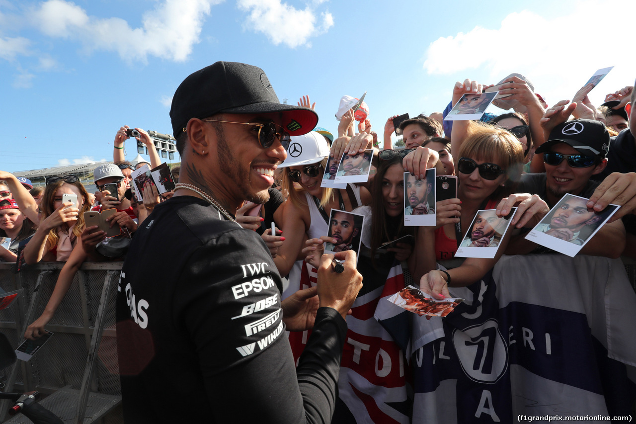 GP UNGHERIA, 27.07.2017 - Lewis Hamilton (GBR) Mercedes AMG F1 W08