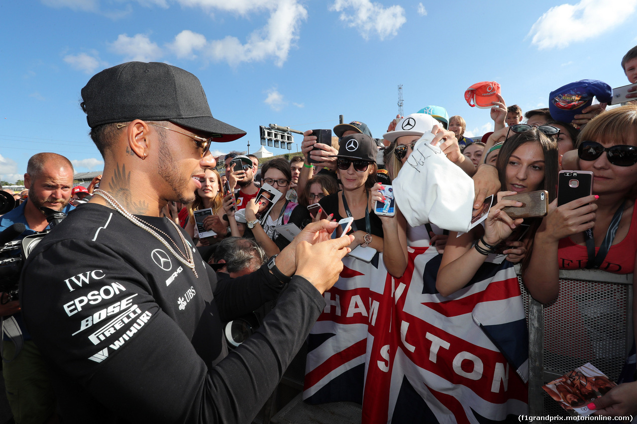 GP UNGHERIA, 27.07.2017 - Lewis Hamilton (GBR) Mercedes AMG F1 W08
