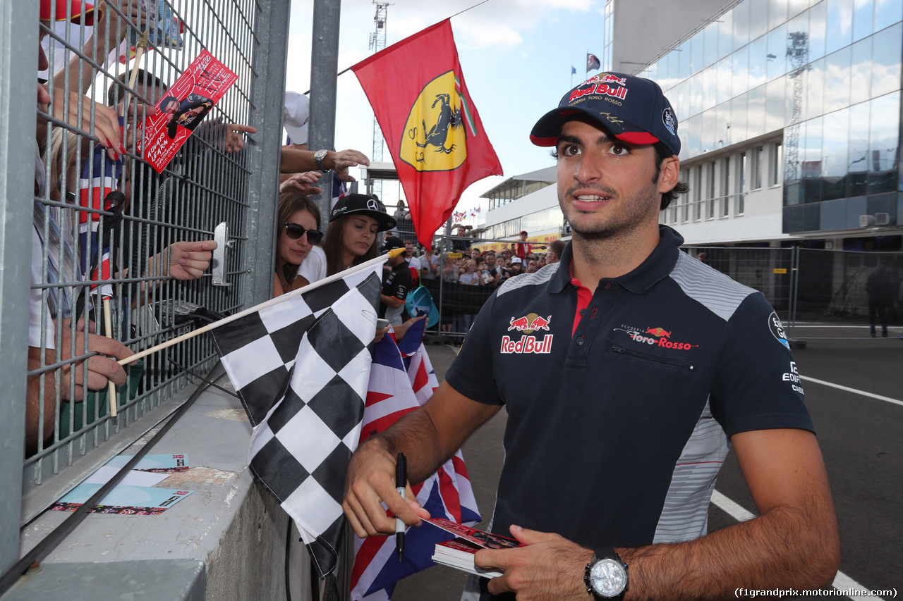 GP UNGHERIA, 27.07.2017 - Carlos Sainz Jr (ESP) Scuderia Toro Rosso STR12