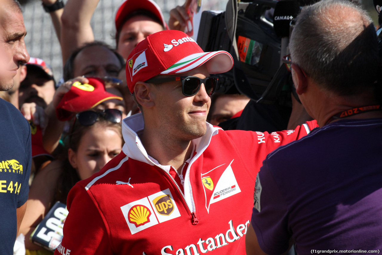 GP UNGHERIA, 27.07.2017 - Sebastian Vettel (GER) Ferrari SF70H