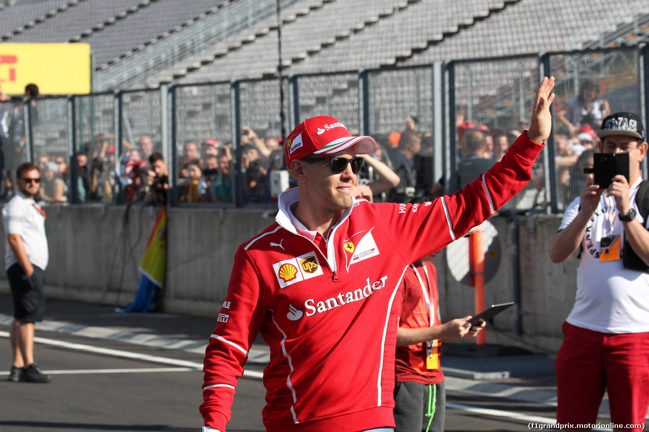 GP UNGHERIA, 27.07.2017 - Sebastian Vettel (GER) Ferrari SF70H