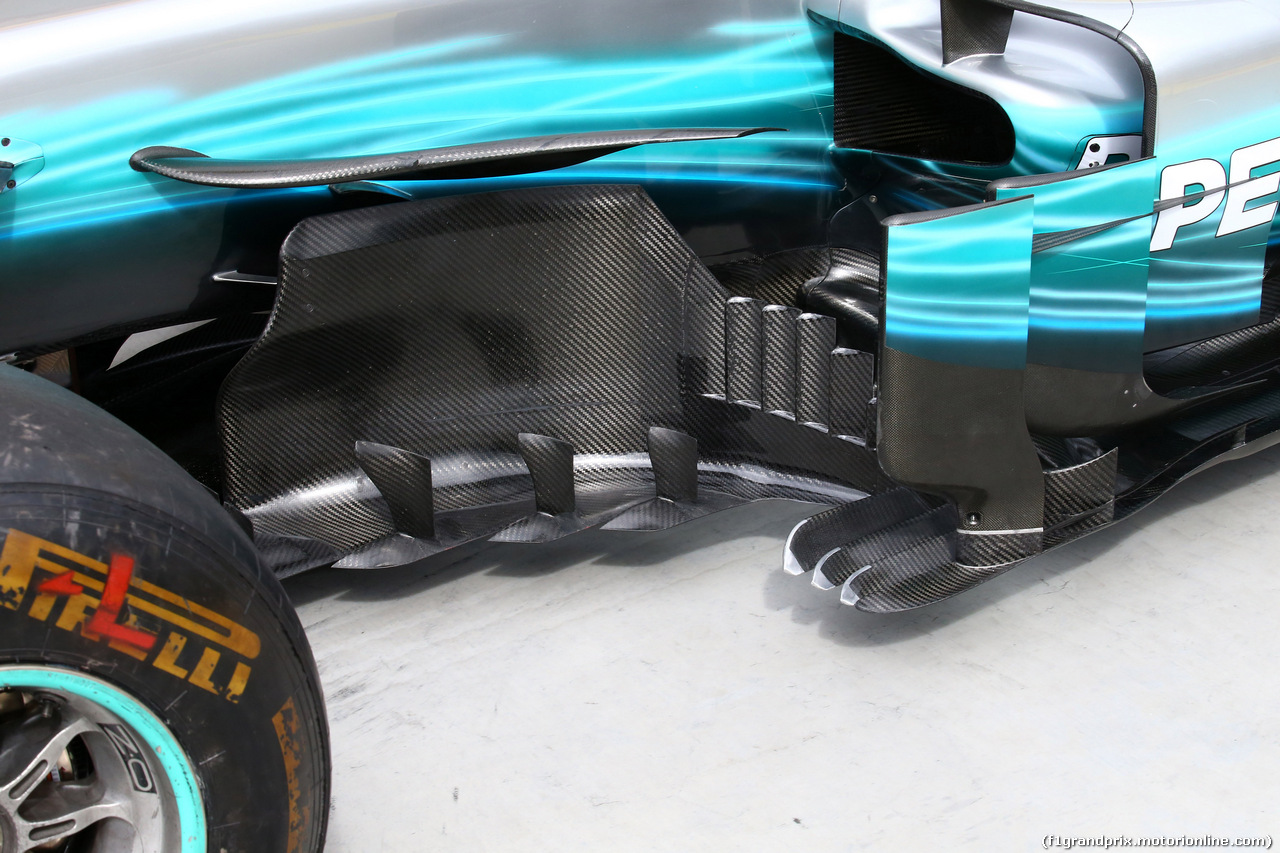 GP UNGHERIA, 27.07.2017 -Mercedes AMG F1 W08, detail