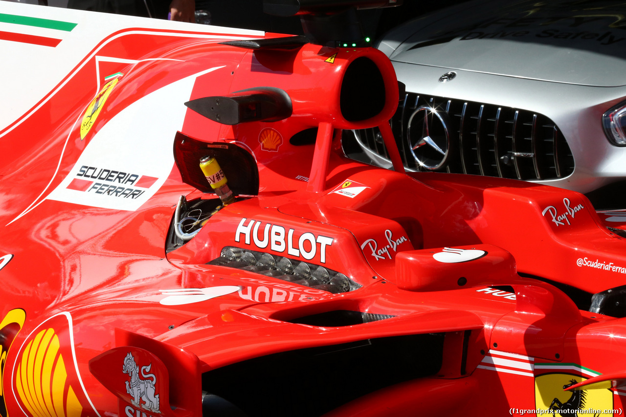 GP UNGHERIA, 27.07.2017 - Ferrari SF70H, detail