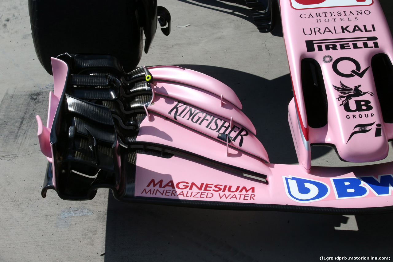 GP UNGHERIA, 27.07.2017 - Sahara Force India F1 VJM010, detail