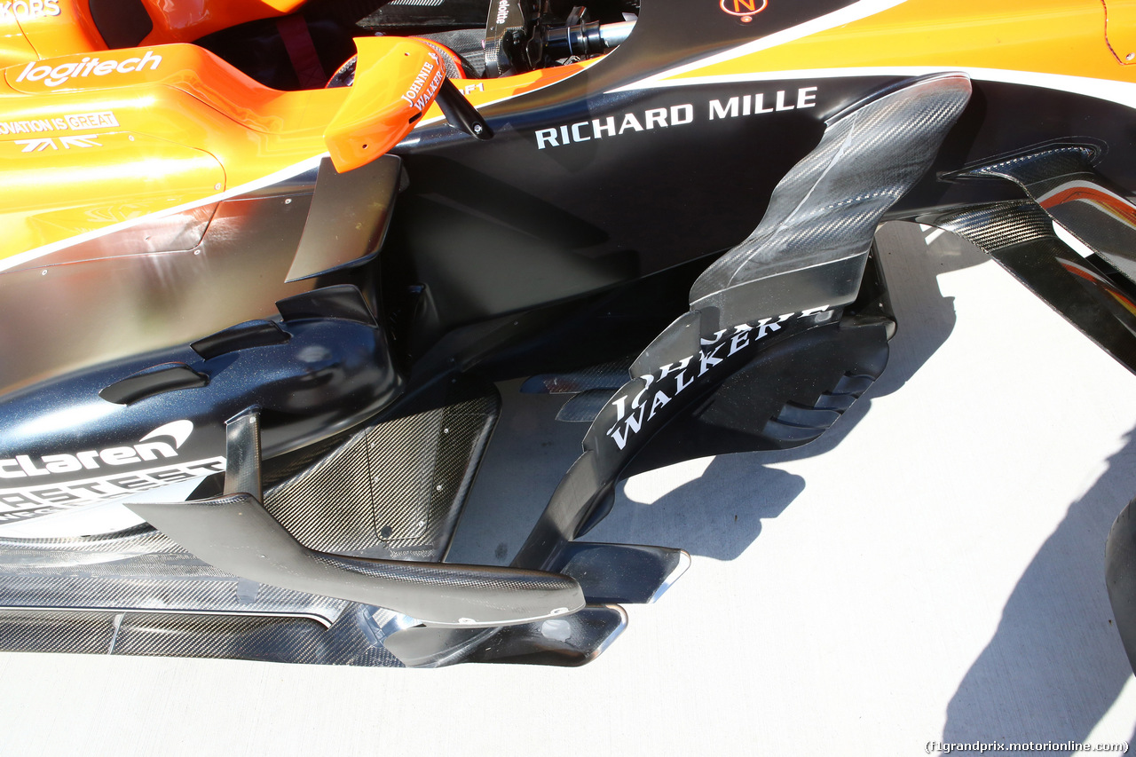 GP UNGHERIA, 27.07.2017 -McLaren MCL32, detail
