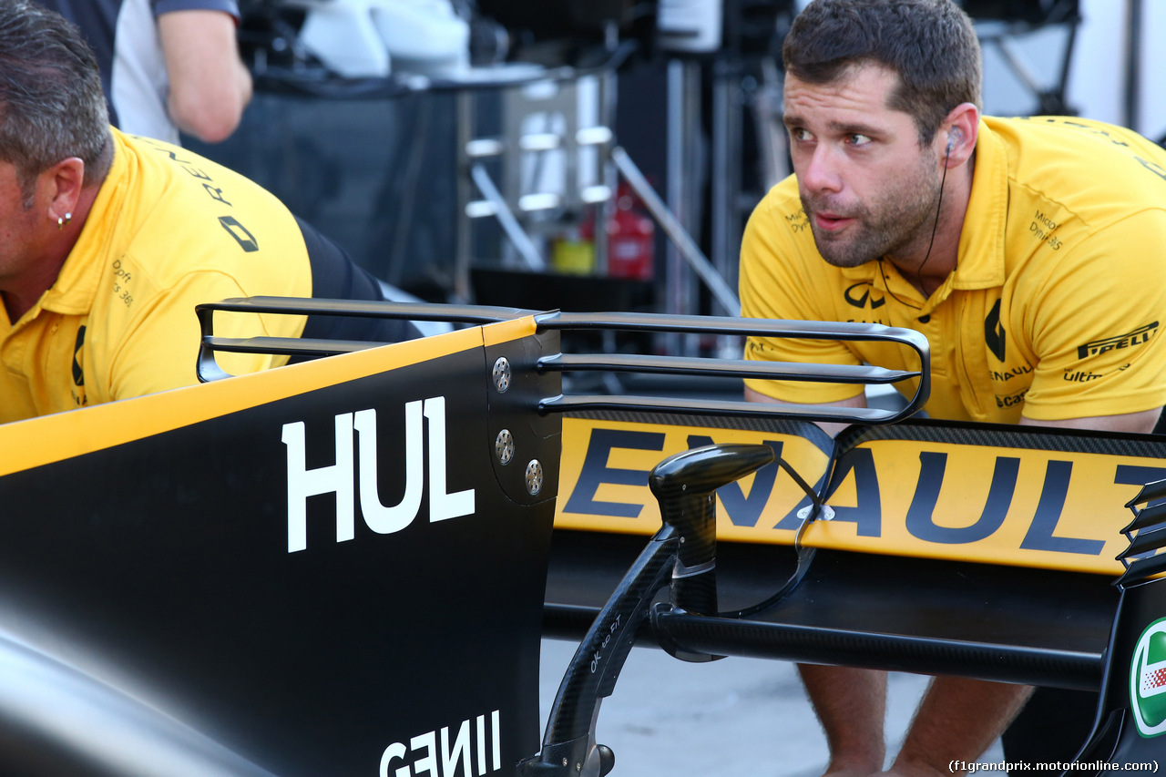 GP UNGHERIA, 28.07.2017 - Renault Sport F1 Team RS17, detail