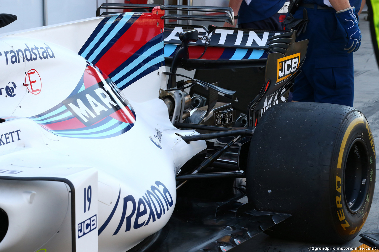 GP UNGHERIA, 28.07.2017 - Williams FW40, detail