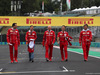 GP UNGHERIA, 27.07.2017 - Riccardo Adami (ITA) Ferrari Gara Engineer, Sebastian Vettel (GER) Ferrari SF70H e Claire Williams (GBR) Williams Deputy Team Principal.