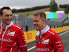 GP UNGHERIA, 27.07.2017 - Riccardo Adami (ITA) Ferrari Gara Engineer e Sebastian Vettel (GER) Ferrari SF70H