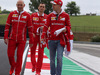 GP UNGHERIA, 27.07.2017 - Jock Clear (GBR) Ferrari Engineering Director, Riccardo Adami (ITA) Ferrari Gara Engineer e Sebastian Vettel (GER) Ferrari SF70H