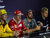 GP UNGHERIA, 27.07.2017 - Conferenza Stampa, Nico Hulkenberg (GER) Renault Sport F1 Team RS17, Sebastian Vettel (GER) Ferrari SF70H, Fernando Alonso (ESP) McLaren MCL32 e Marcus Ericsson (SUE) Sauber C36