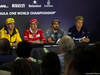 GP UNGHERIA, 27.07.2017 - Conferenza Stampa, Nico Hulkenberg (GER) Renault Sport F1 Team RS17, Sebastian Vettel (GER) Ferrari SF70H, Fernando Alonso (ESP) McLaren MCL32 e Marcus Ericsson (SUE) Sauber C36